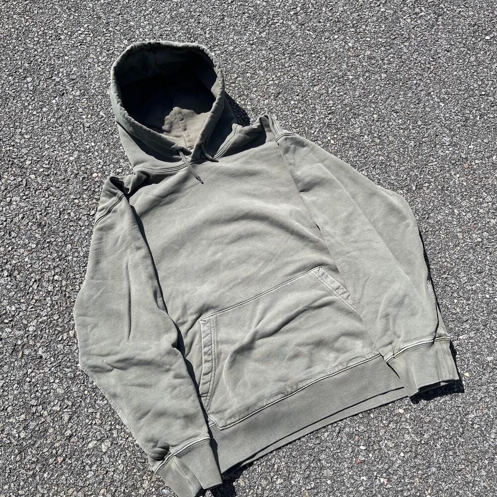 J. Crew french terry cotton heavyweight streetwear y2k hoodie green